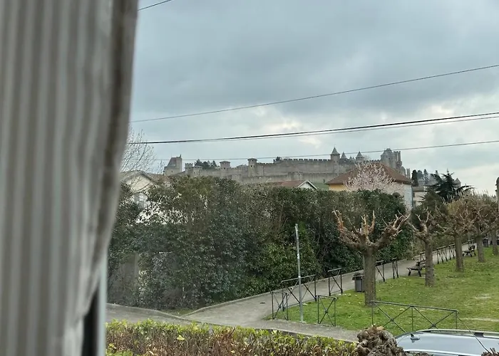 Feriehus La Maison Auguste - Vue Imprenable Sur La Cite Carcassonne
